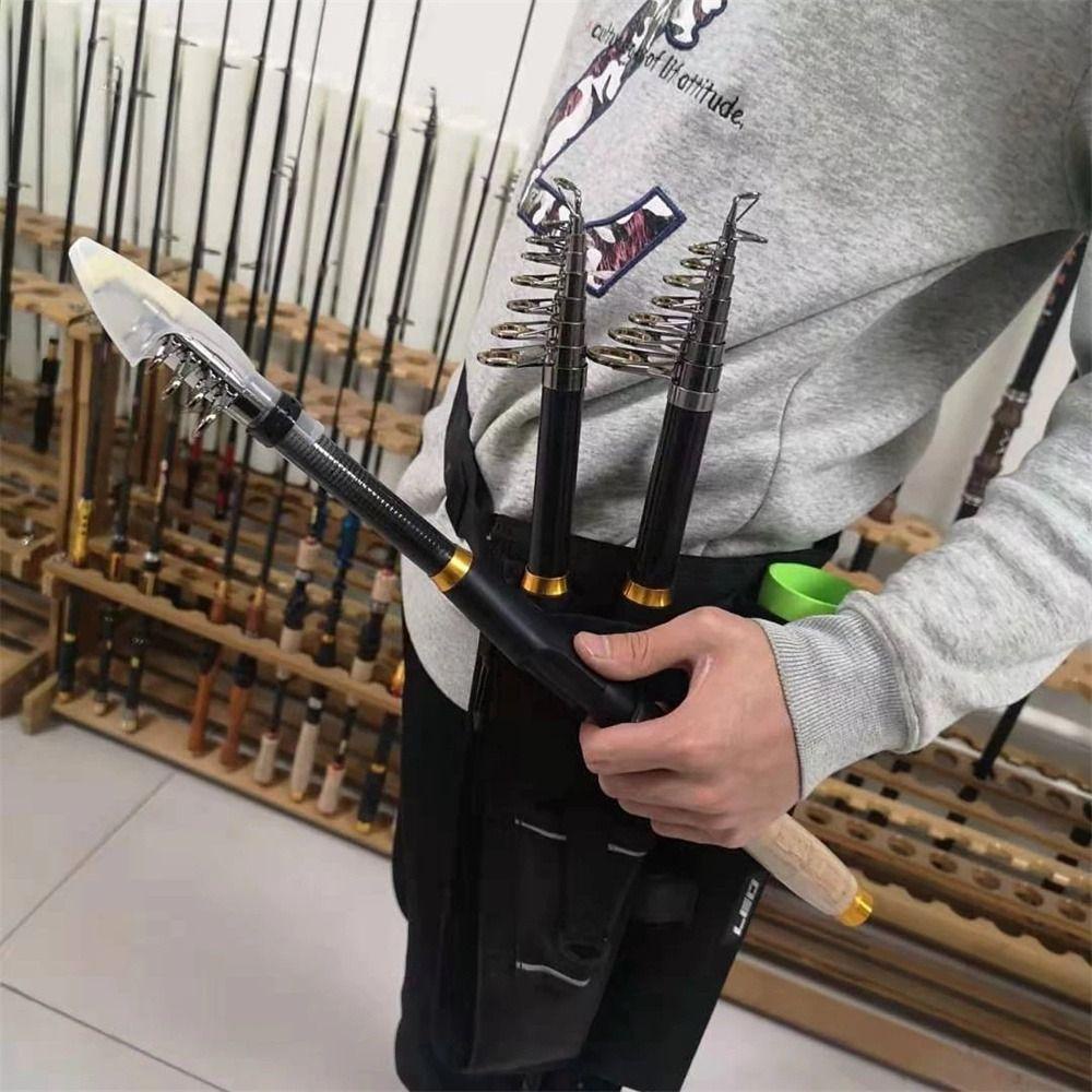 Cần Câu Cá Siêu Ngắn Bỏ Túi Bằng Sợi Carbon 1.8m 2.1m 2.4m