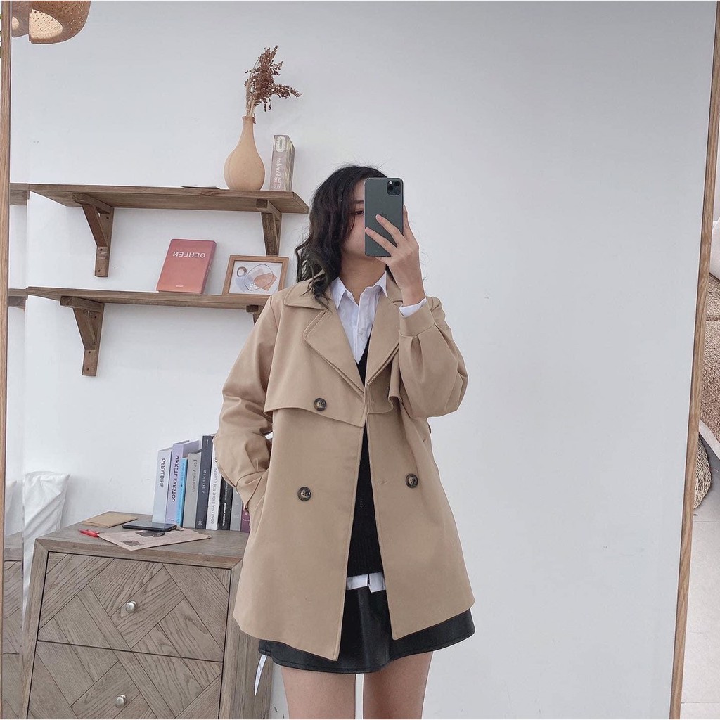 Aó khoác kaki tay bo | BigBuy360 - bigbuy360.vn