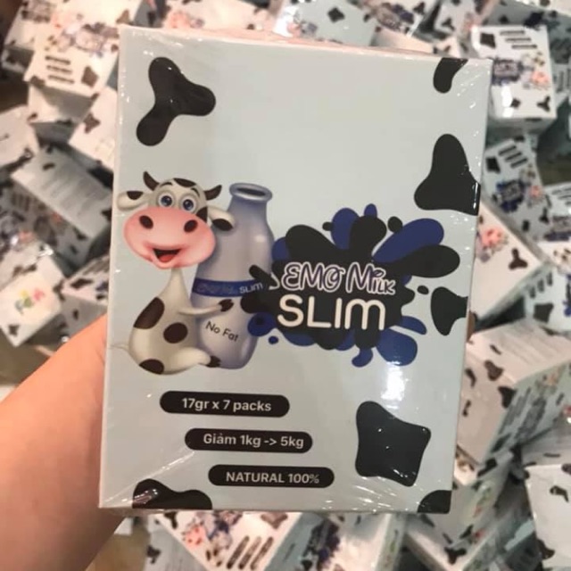 Combo 3h giảm cân EMOSLIM vị sữa bò 🥛🥛