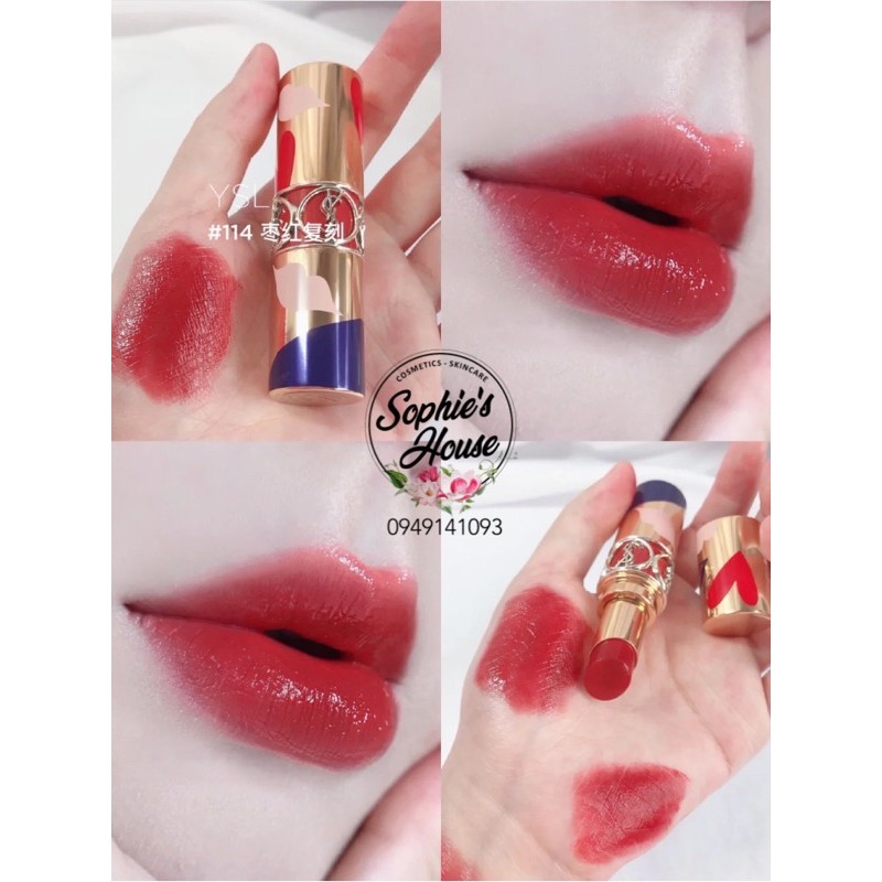 Son YSL Rouge Volupte Shine Limited trái tim 110/ 114/ 119/ 120 | BigBuy360 - bigbuy360.vn