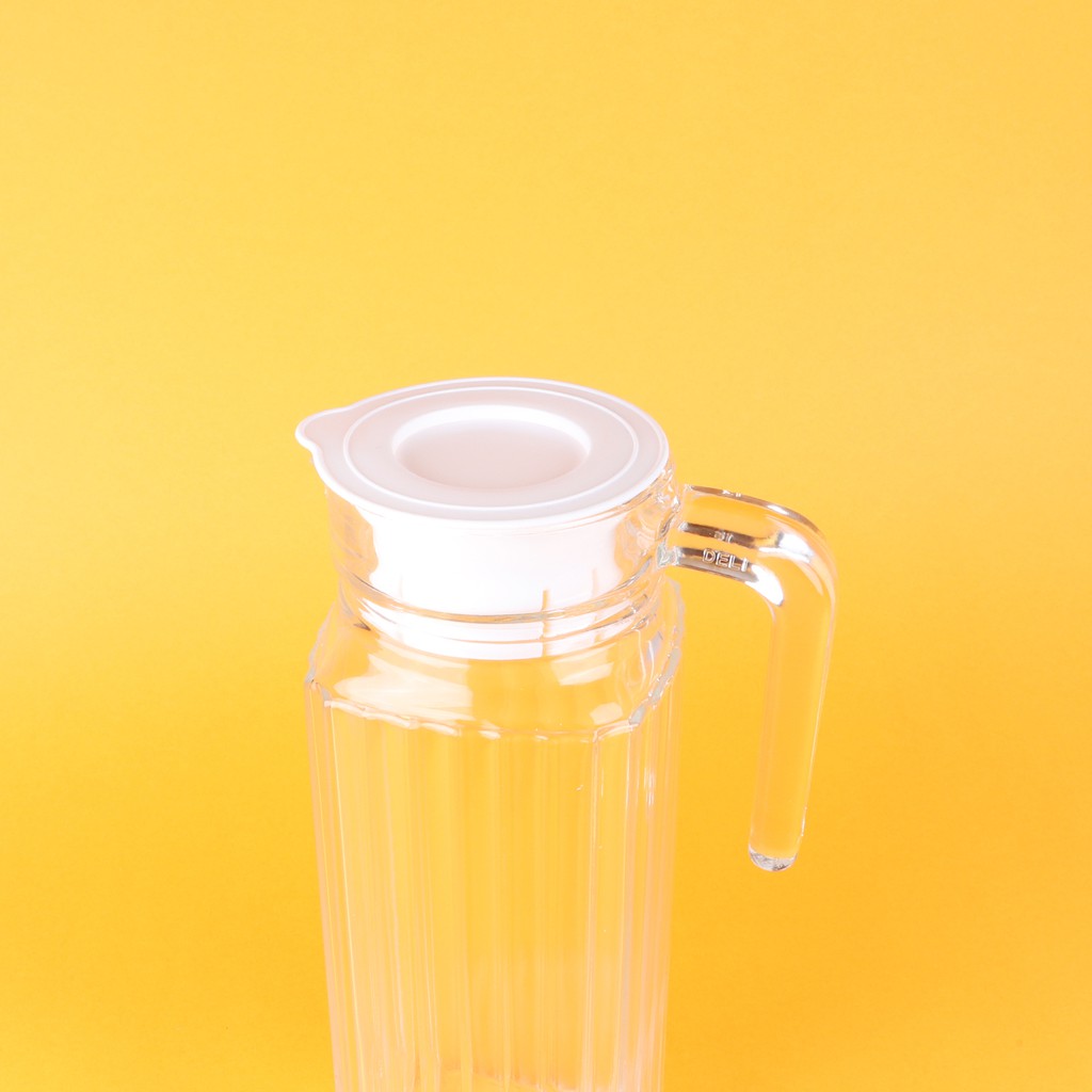 Bình thủy tinh đựng nước Bam House có nắp đậy cao cấp loại 1L2 BNT01 – Gia dụng bếp