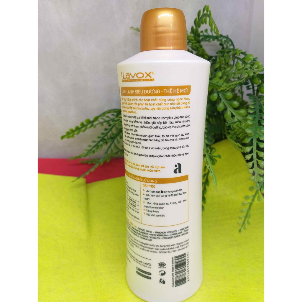 Thuốc uốn lạnh Lavox Nano Complex 500ml