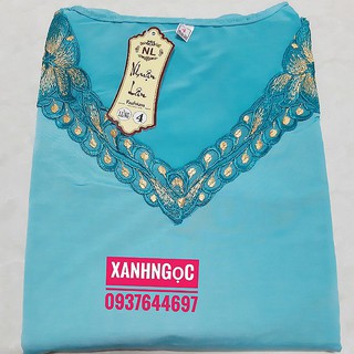 đồ bộ thun lạnh lửng cổ tim 74-85kg