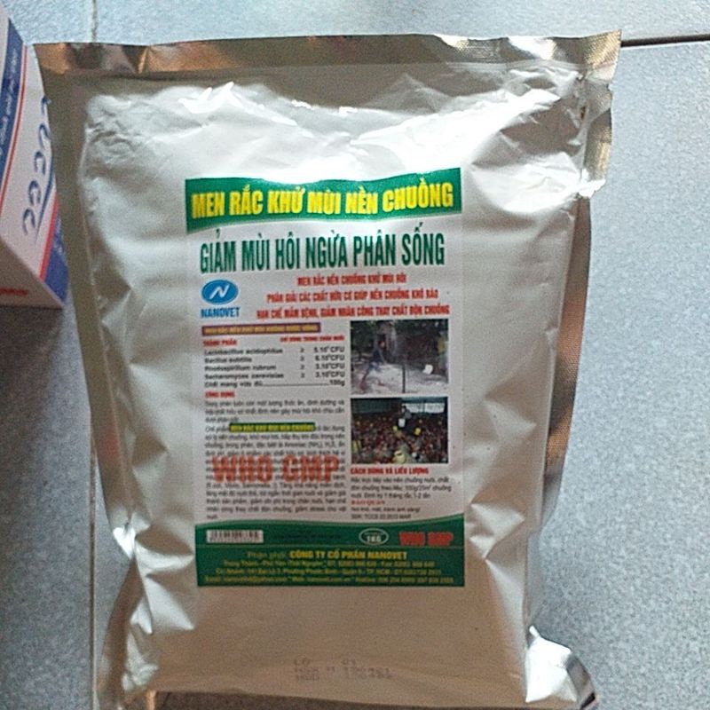 Men vi sinh, 200g, 1kg rắc nền chuồng, mùi quế, khử hôi thối các chất hữu cơ phân, thú cưng chó mèo chim gà đá, thú y