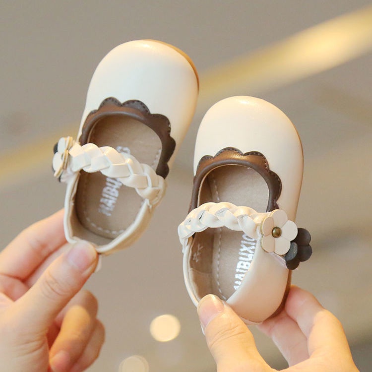Giày Búp Bê Da Đế Mềm Thời Trang Xinh Xắn Dành Cho Bé Gái