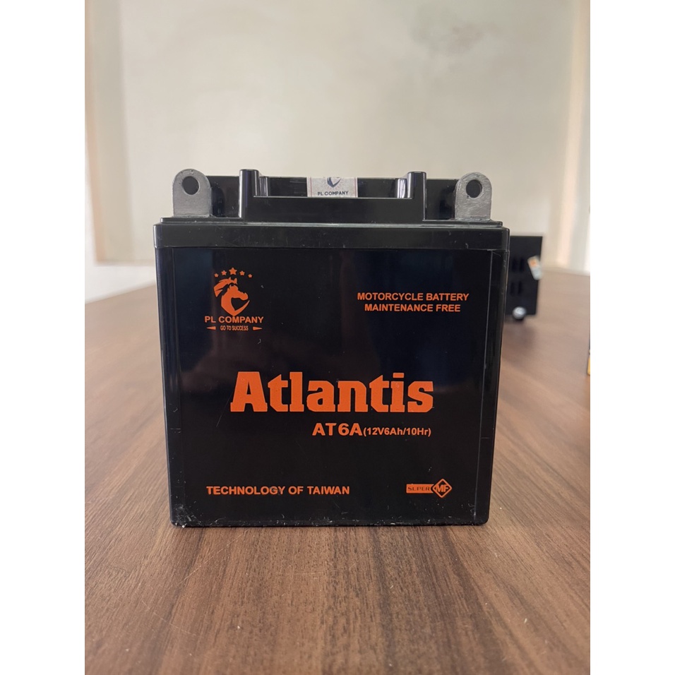 Ắc quy xe máy AT6A - 12V 6Ah dành cho xe Dream, Wave, Future,...