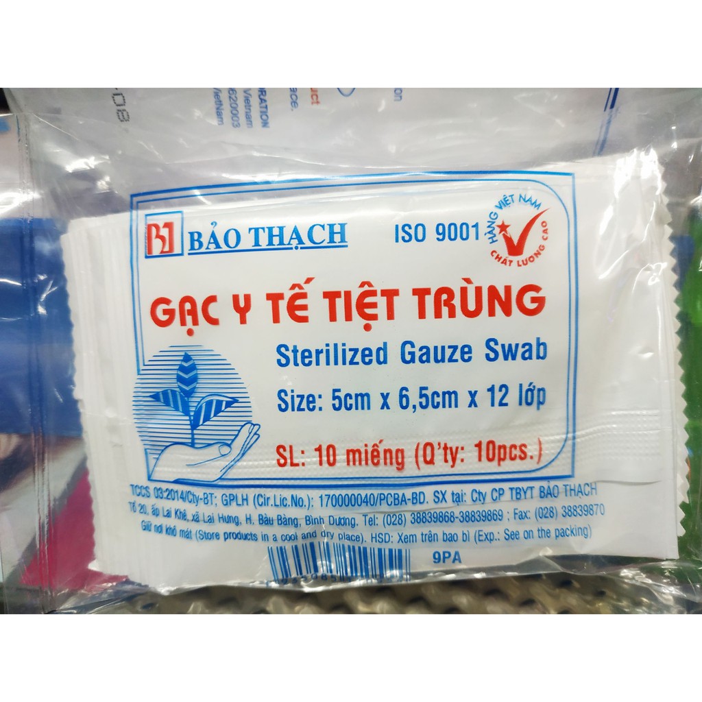 Gạc y tế Bảo Thạch đã tiệt trùng