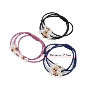 Dây Cột Tóc Đính Ngọc Trai Xinh Xắn Cho Nữ