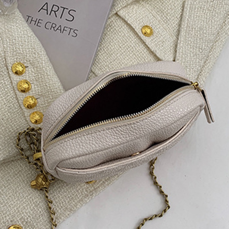 Túi đeo chéo IELGY dây đeo phối xích nhiều màu tùy chọn phong cách thời trang cho nữ