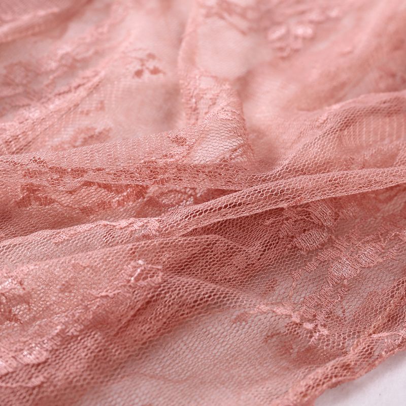 Xiangbao Áo Lưới Tay Dài Cổ Giả Xuyên Thấu Cơ Bản Thời Trang Xuân Hè Cho Nữ C