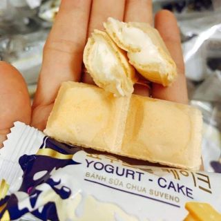 LẺ 10 BÁNH SỮA CHUA SUVENO ( GIÒN - XỐP ).