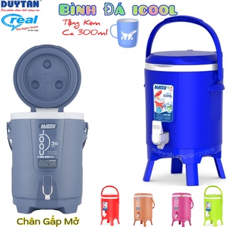 Binh đá giữ nhiệt icool 14L / 20L Nhựa duy tân ( Tặng Ca 300ml )