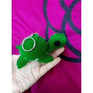 Móc khóa len handmade hình con rùa