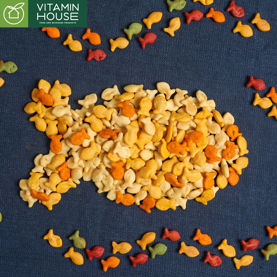Bánh Cá Goldfish Phô Mai Truyền thống Vanila Pretzel Mỹ 26 - 37g [Vitamin House]