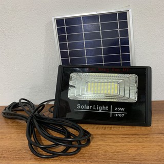 Đèn led pha năng lượng mặt trời 25w  [Den Nang Luong Mat Troi] Jen.S