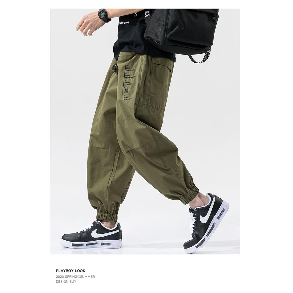 Quần jogger thụng chất thô KAT-unisex