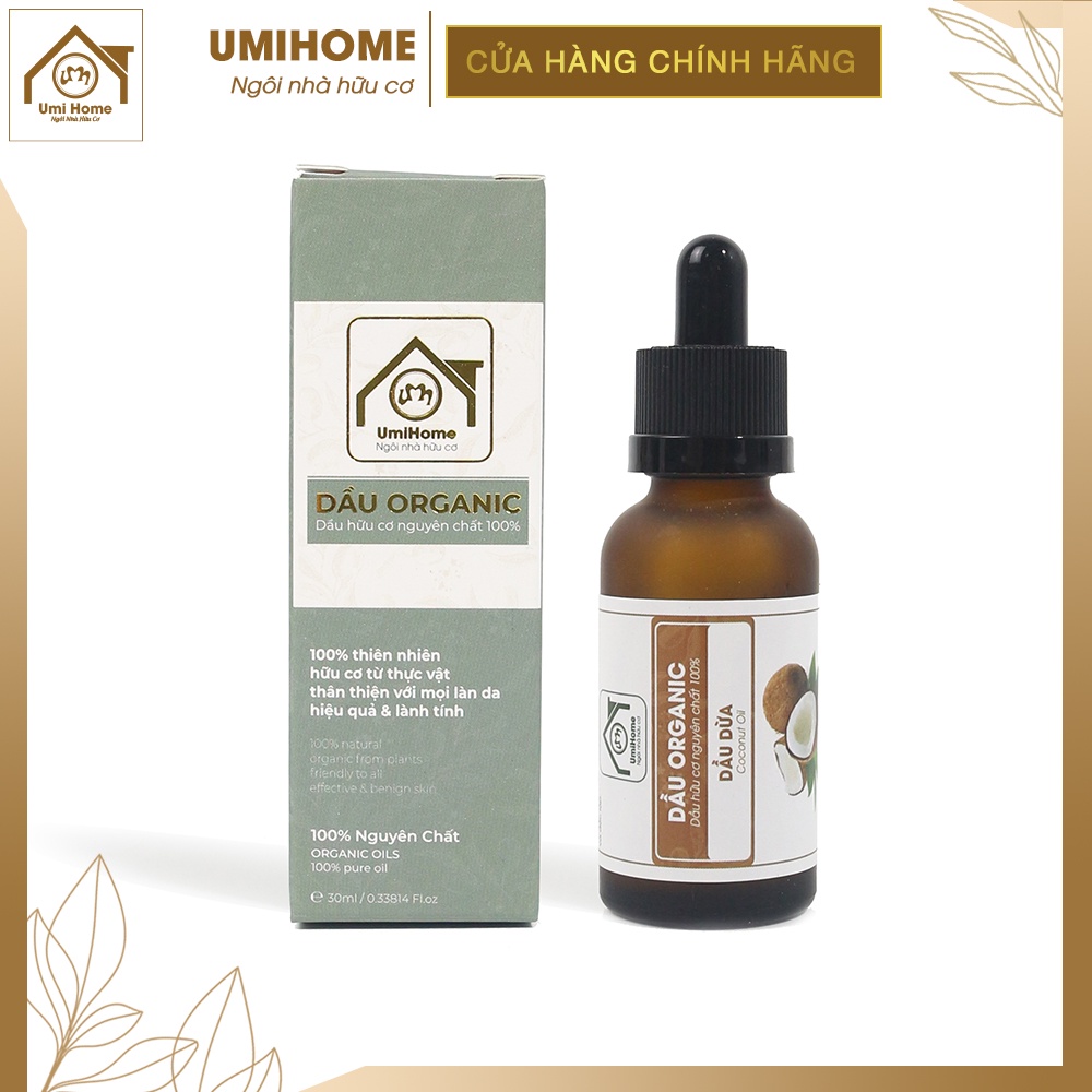 Dầu Dừa ép lạnh tinh khiết UMIHOME nguyên chất 30ml