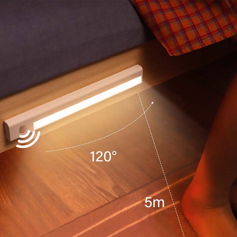Dây đèn LED dài cảm biến chuyển động chạy pin dùng cho hành lang