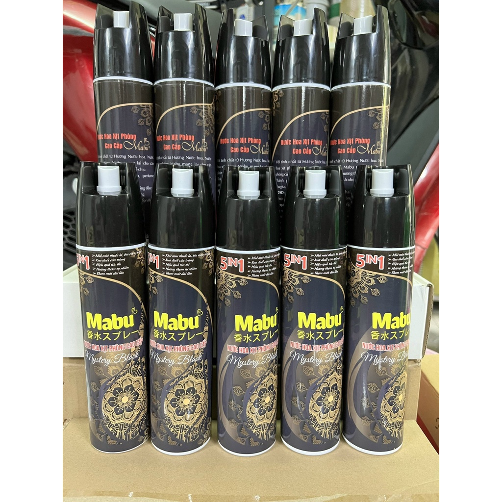 Nước hoa xịt phòng Mabu giá sỉ (combo 10 chai xịt phòng Mabu) hương nước hoa