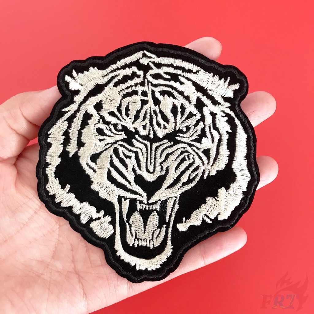 ☸ Miếng Vá Hình Hổ Bengal Tiger Patch ☸ 1 Miếng Vá Ủi Quần Áo Diy Hình Hổ - Series 02) (M-11140)