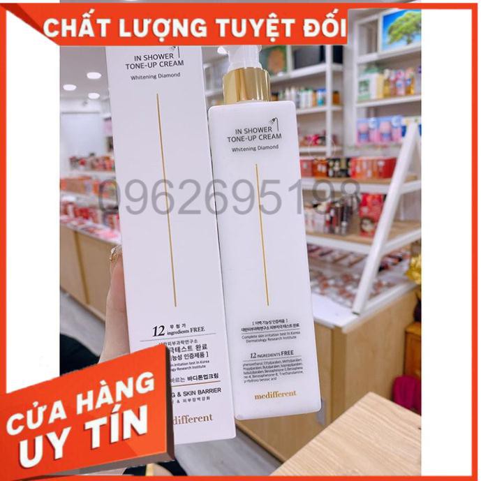Sữa Tắm Truyền Trắng, Bật Tông Da, Giúp Da Săn Chắc, Trắng Sáng Tự Nhiên Medifferent In Shower Tone-Up Cream 300ml