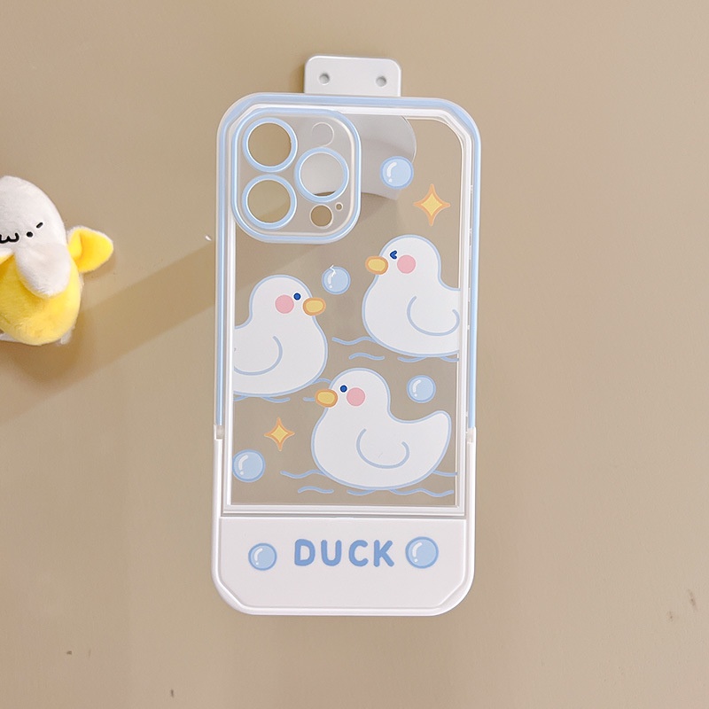 Ốp Điện Thoại Kèm Giá Đỡ Tàng Hình Phong Cách Mới Cho iphone13Promax 12Pro 11 / 6 / 7 / 8 / PLUS