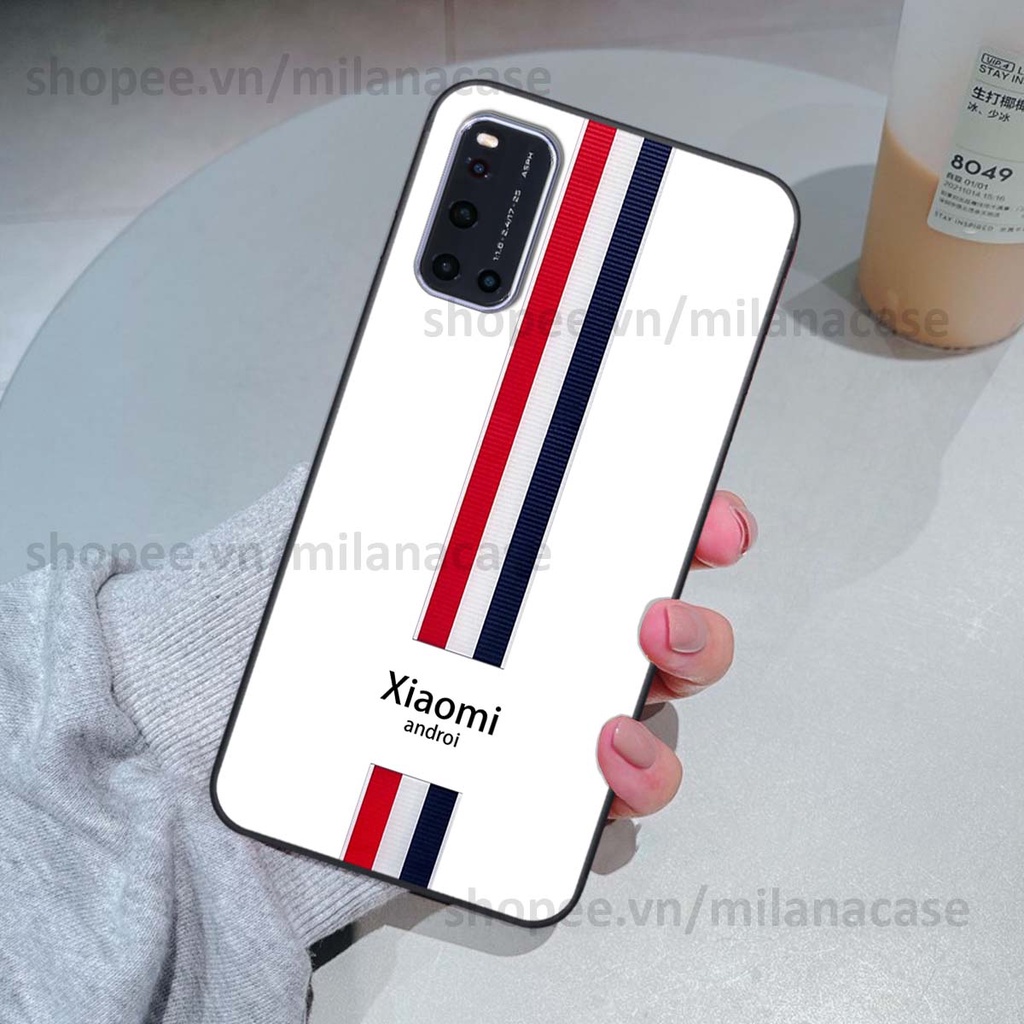 Ốp Vivo V19 in giả da phong cách thể thao, cá tính, thời trang