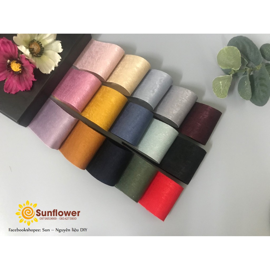 Ruy băng gấm 38mm cao cấp