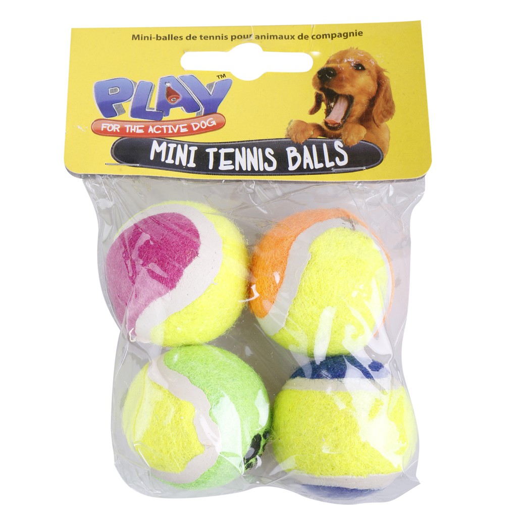 [Mã BMBAU50 giảm 7% đơn 99K] Bóng Tennis mini cho thú cưng 4 cái/ bộ Uncle Bills PA2173