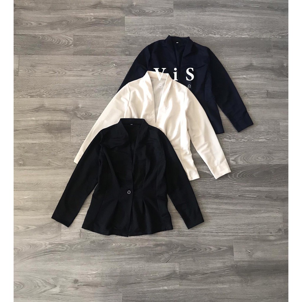 ÁO KHOÁC VEST NỮ 1 NÚT TAY DÀI