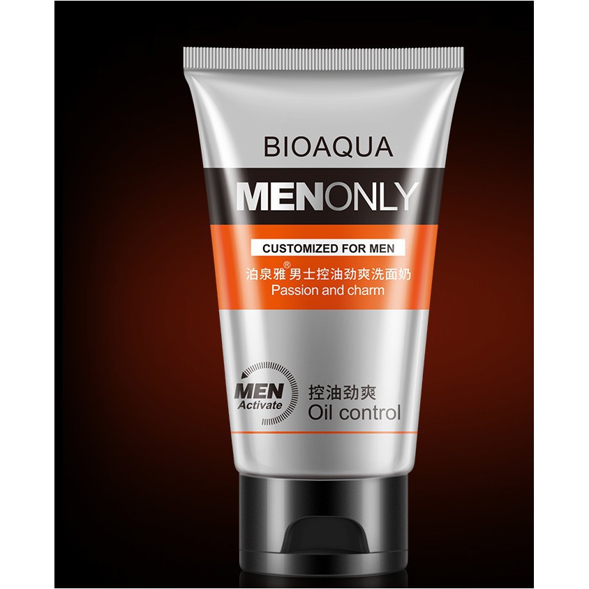 Tuýp Sữa Rửa Mặt Dành Cho Nam Bioaqua Men Active - Y40