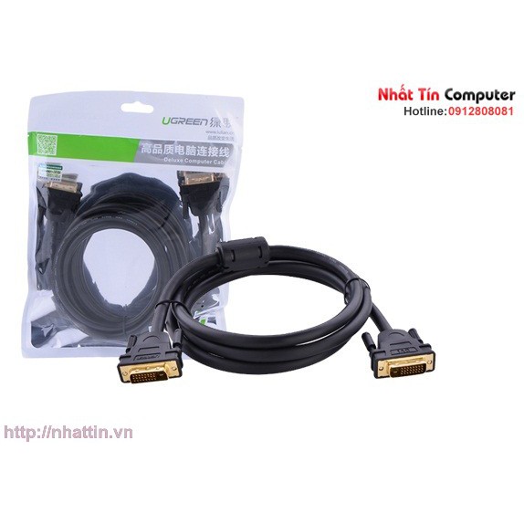 Cáp DVI 24+1 dài 1,5m hỗ trợ full HD chính hãng Ugreen 11606 | BigBuy360 - bigbuy360.vn