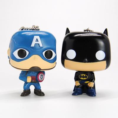 Móc Khoá siêu anh hùng đầu vuông MK129 móc khoá cute móc khoá dễ thương