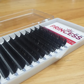 Mi khay lụa PRINCESS 0.10 độ cong C, D - Chất mi đẹp, mềm, dễ bắt keo.