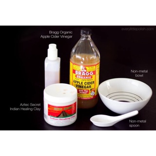 Combo giấm táo bragg và mặt nạ đất sét atec (combo giấm táo bragg và bột đất sét aztec)