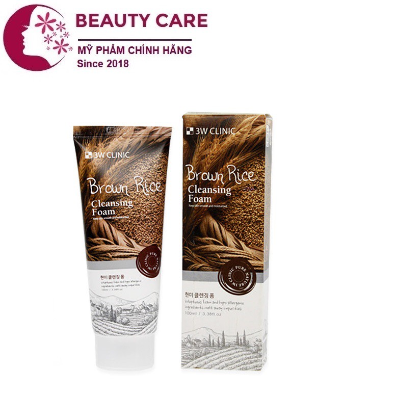 Sữa Rửa Mặt 3W Clinic Cleansing Foam 100ml