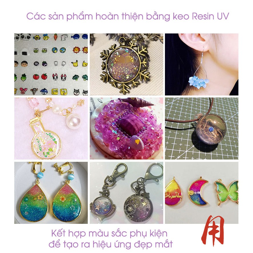 Keo Resin UV loại cao cấp làm trang sức
