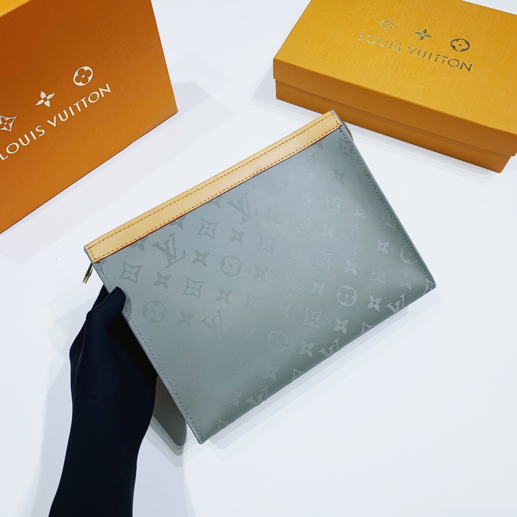 👝HIGH FASHION👝 Ví Clutch cầm tay, ví kẹp nách da thật siêu cấp FULLBOX các mẫu NV