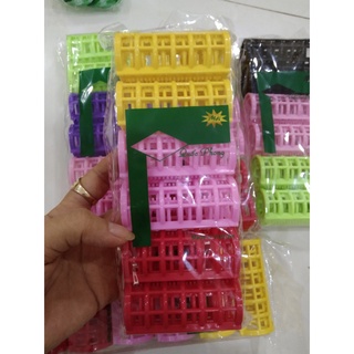 6 lô cuốn tóc, lô uốn tóc, lô mút gai uốn tóc