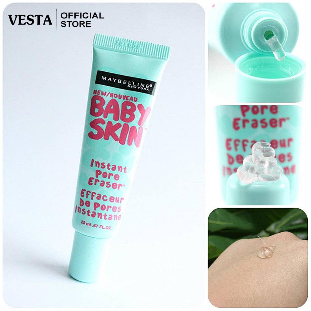 Kem Lót Trang Điểm Maybelline Mịn Da Che Khuyết Điểm Baby Skin 22ml Baby Skin Pore Eraser | BigBuy360 - bigbuy360.vn