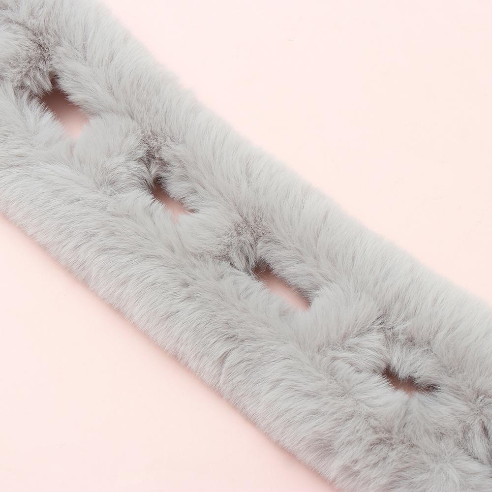 Khăn Choàng Lông Thú Màu Sắc Thời Trang Chống Gió