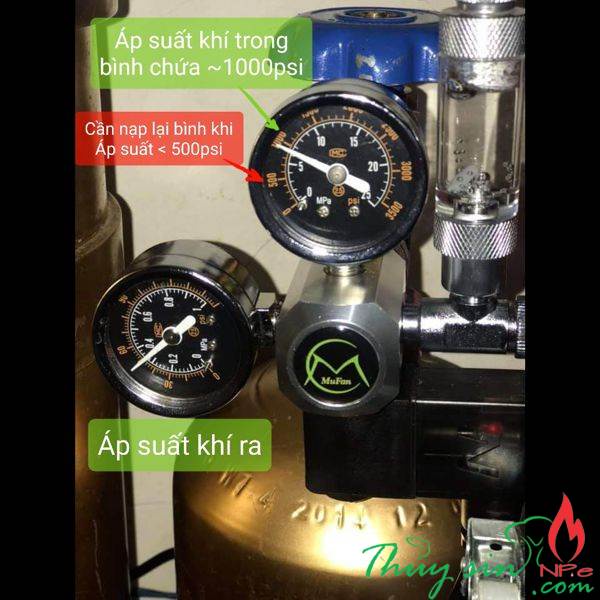 Van điện Mufan|Van bình khí CO2 thủy sinh | Van không lỗi