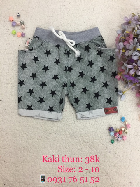 Quần kaki thun trẻ em 8-33kg