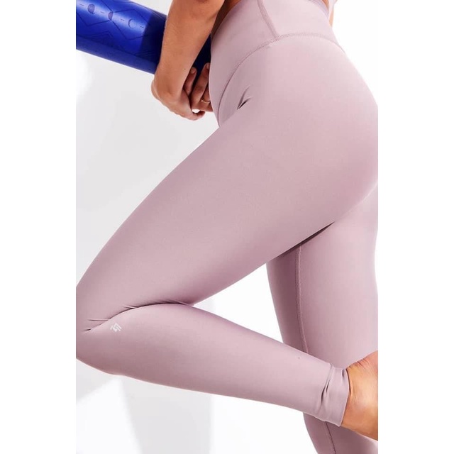 Quần dài Legging trơn bóng màu HỒNG MẬN Just Feel Free -H2740