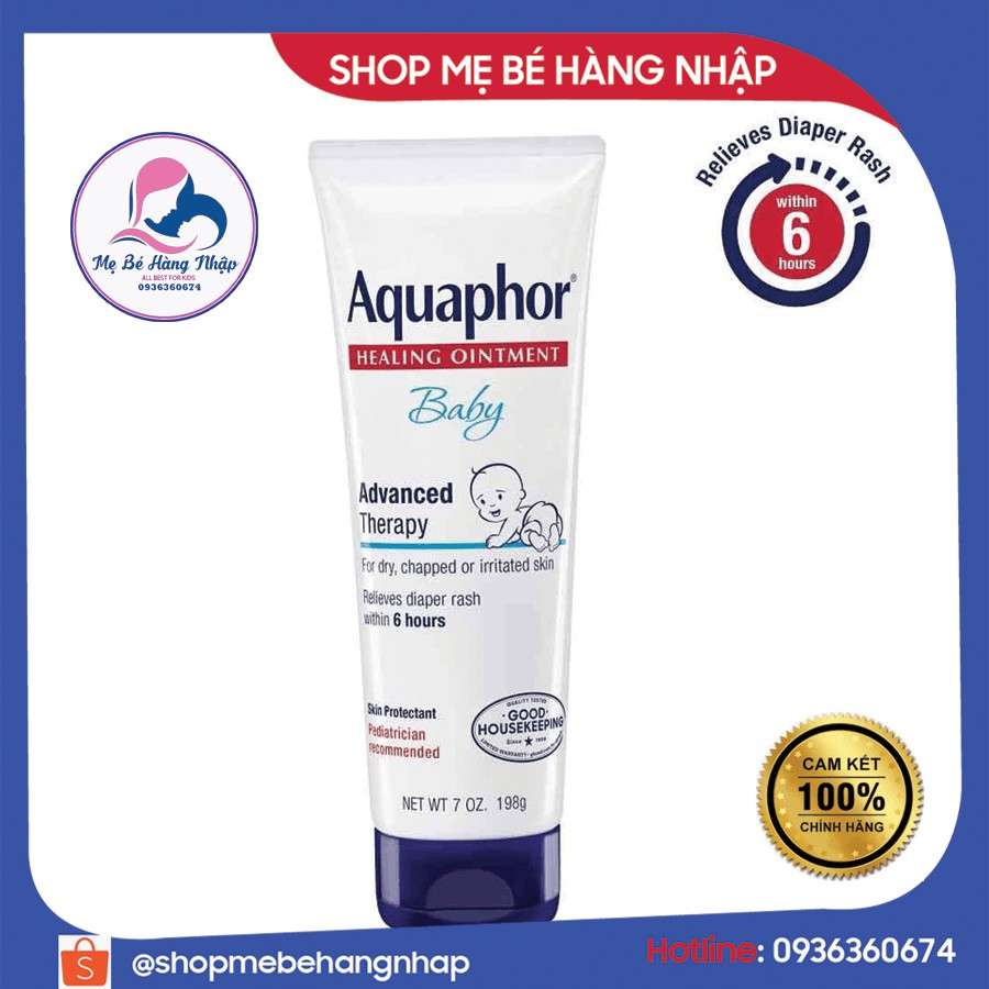 [BILL MỸ SẴN HÀNG] KEM CHỐNG HĂM TẢ EM BÉ AQUAPHOR Healing Ointment Advanced Therapy 198g USA