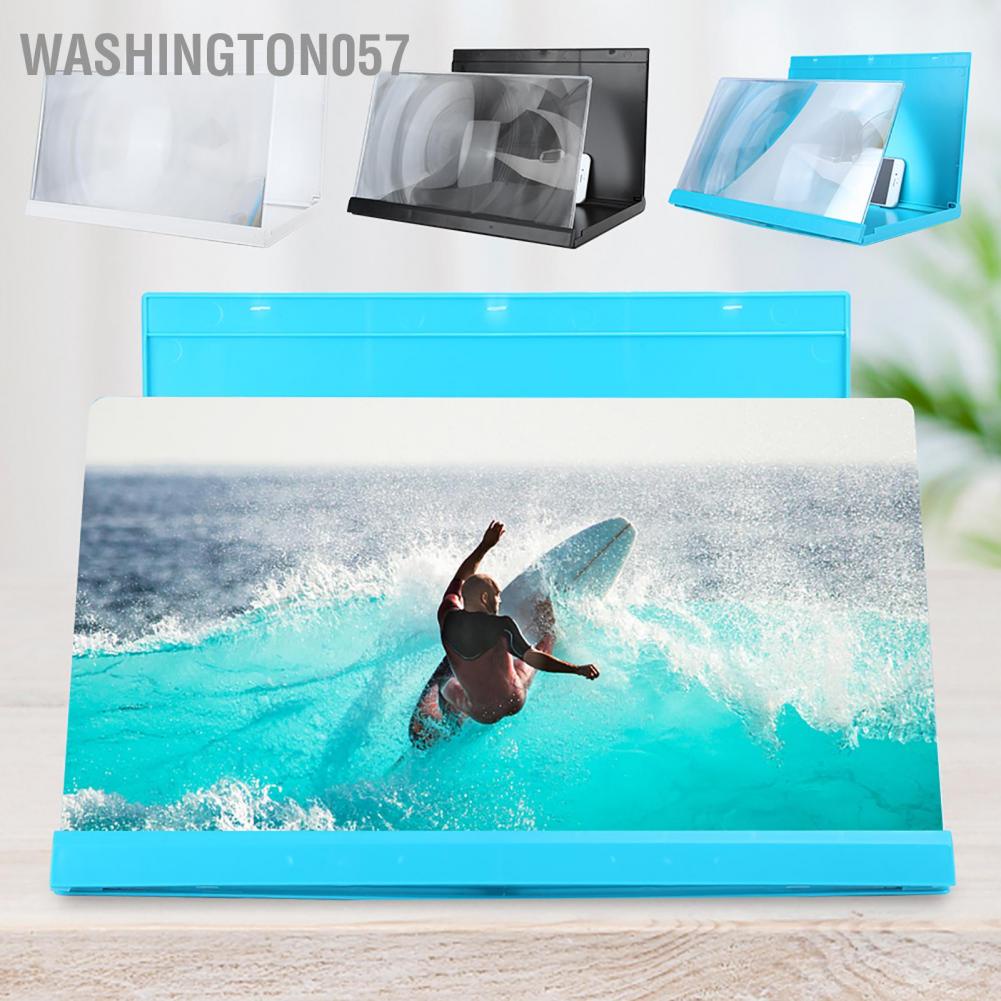 Washington057 14'' Mobile Phone Screen Magnifier HD Amplifier Folding Bracket for Movies Videos