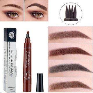 Bút Chì Kẻ Lông Mày Phẩy Sợi 4D MKING PRETTY Chống Nước Siêu Trôi