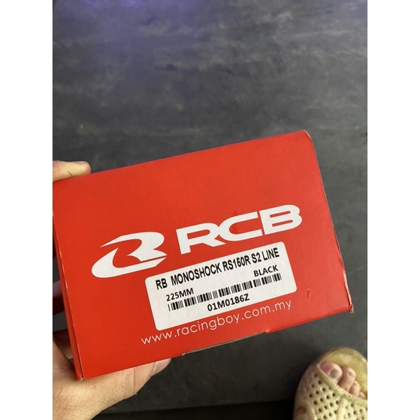 Phuộc RCB S2 Rebound cho Winner/Sonic 225m - đen ty vàng