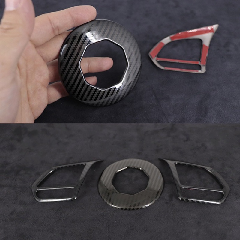 1 Vỏ Bọc Vô Lăng Xe Hơi Bằng Sợi Carbon Cho mg Zs Ev Hs Mg6 Mg5 Ezs 2018-2021