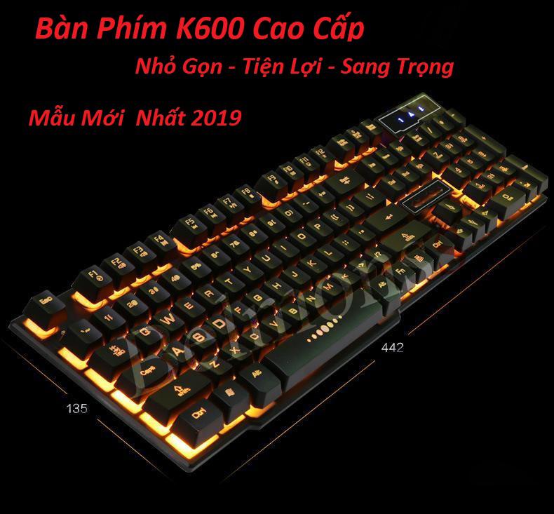 Bàn Phím Máy Tính Có Dây Tích Hợp Đèn Led Vàng Đẹp , Độ Nhạy Cao-Top 10 Bàn Phím Chơi Game Được GIới Game Thủ Ưa Chuộng